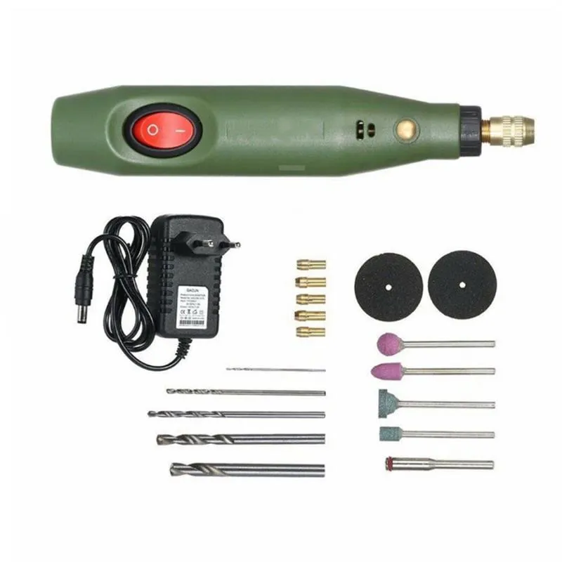 Mini Electric Drill Grinder Set Epoxy Resin DIY Crafts Jewelry