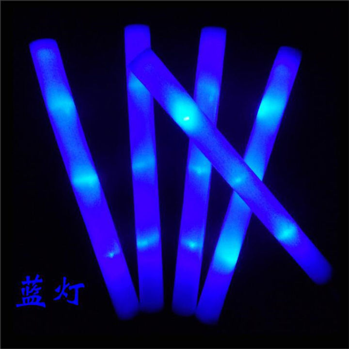 50pcsset-led-foam-glow-sticks-light-up-soft-rally-rave-glow-wands-multicolor-cheer-tube-christmas-concert-festivals-party-toy