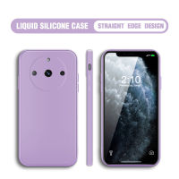 Casing Ponsel สำหรับ Realme 11 5G Realme 11 Pro 5G Realme 11 Pro + 5G Realme Narzo 60 5G OPPO Reno10 Pro + 5G Soft Original เคสโทรศัพท์ซิลิโคนเหลวสี่เหลี่ยมคลุมทั้งหมดกล้องเคสวอลเปเปอร์หินกันกระแทก