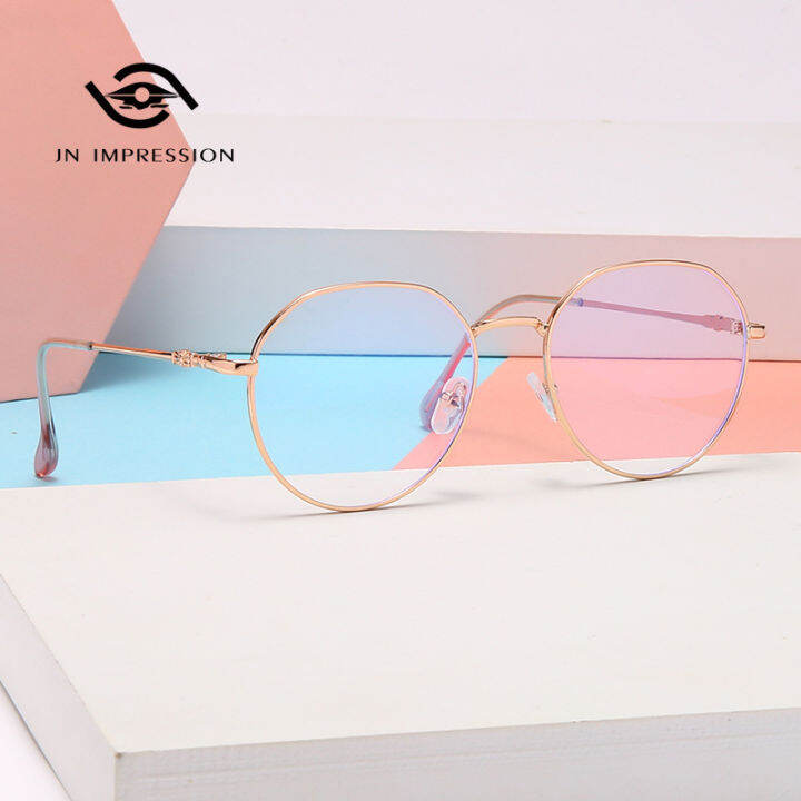 JN IMPRESSION Type Tik Tok New Ordinary Glasses Anti-light blue Large