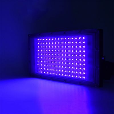 300W LED UV Floodlight 395nm 400nm Waterproof Ultravilet UV Black Light with Plug for Glow Party Stage Dance Party Wedding Decor Power Points  Switche