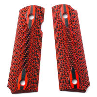 Coolmanloveit ทนทาน DIY Custom G10 Grips แพทช์จับเครื่องชั่งน้ำหนักช่องว่างแผ่นสำหรับรุ่น1911