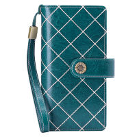 Fashion Ladies Women Female Genuine Leather diamond pattern Long Wallet Pouch Burse Notecase Purses Card ID Holders Clutch bag