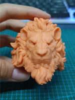 16 Scale Angry Lion Head Sculpt สำหรับ12นิ้ว Action Figure ตุ๊กตา Unpainted Head Sculpt No.308