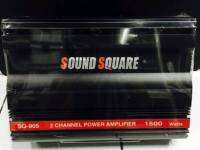 แอมป์รถยนต์ Sound Square Sq-905 1500Wเต็ม มีฮีทซิงค์ระบายความร้อน ชุดอีเลคทรอนิคส์+ครอสส์โอเวอร์ในตัวเดียว ขับแรงขับยาวไม่ซอต ราคาดีคุ้มค่า