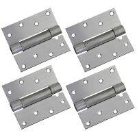 Self Closing Door Hinge 4 Pack 4 Inch Heavy Duty Square Stainless Steel Mortise Spring Automatic Closer Hinge Hardware