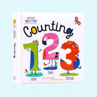 Petite boutique counting 123 original English picture book babies learn to count numbers cognitive enlightenment indestructible paperboard Book parent-child interactive early education books English Enlightenment for children aged 0-1-2-3