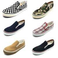 Chic.shoes ASI สวม แบบ Slip on สียีนส์น้ำเงิน 38-45