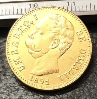 1891 Itlay 20 Lire คัดลอก