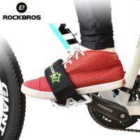 Rockbros จักรยานเกียร์คงที่แป้นถีบจักรยานแถบฟุตชุดสายรัดเท้าจักรยานจักรยาน Anti-Slip แป้นถีบจักรยานสายคล้อง