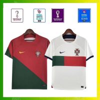 ☼ เสื้อกีฬาแขนสั้น ลายทีมชาติฟุตบอล Portugal 2022 ชุดเหย้า สําหรับผู้ชาย