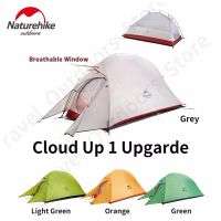 Tent Cloud Up 1 Upgrade 1 Person 1.5Kg Waterproof Camping Tent 20D Nylon With Silicone Coating Tourist Tent With Mat