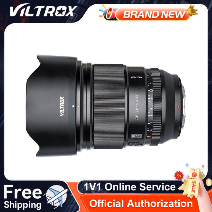 Viltrox 75mm F1 2 Dynamic Focus Lens For Fujifilm X Sony E Nikon Z