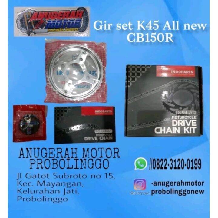 Gir Gear Set K45 All New CB150R Indopart Lazada Indonesia