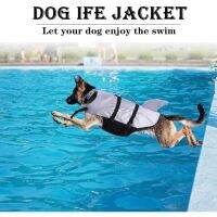 Dog Lifejacket Pet Life Vests For Swimming Reflective Strap Puppy Float Coat Swimsuits Flotation Belt Lifesaver Dog Wear  Floaties