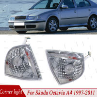 CWR-AUTO รถจัดแต่งทรงผมสำหรับ Octavia A4 1997 1998 1999 2000 2001-2011Corner ไฟเลี้ยวไฟสัญญาณ Repeater Flasher