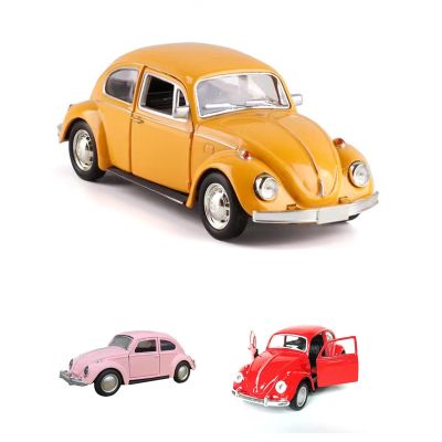 Retro Vintage Pull Back Car Model Toy for Children Birthday Gift Home Decor Cute Figurines Miniatures