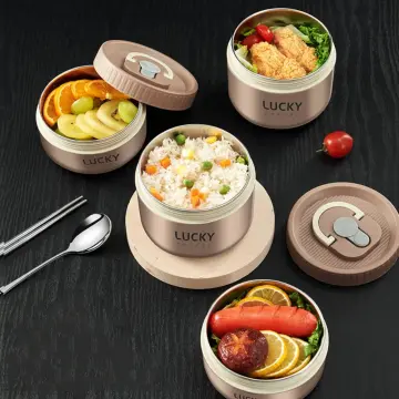 710ml Stainless Food Thermal Jar Insulated Soup Containers Lunchbox with  Spoon - China Bento Box and Tableware price