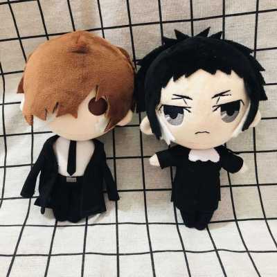 ของเล่นตุ๊กตาผ้ากำมะหยี่อนิเมะสุนัขจรจัดขายดี Osamu Dazai Nakahara Chuya น่ารักหมอนยัดไส้ที่นุ่มนวลของขวัญเด็ก20ซม.