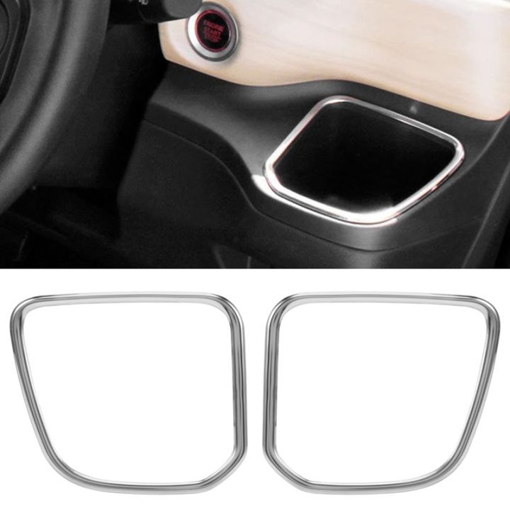 2pcs-stainless-steel-drinking-cup-holder-ring-trim-dashboard-storage-box-trim-for-freed-gb5-6-7-8-2016