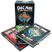 Dog Man detective dog Adventure 3 hardcover boxed English original humorous cartoon full color chapter Bridge Book underwear Superman co author DAV Pilkey