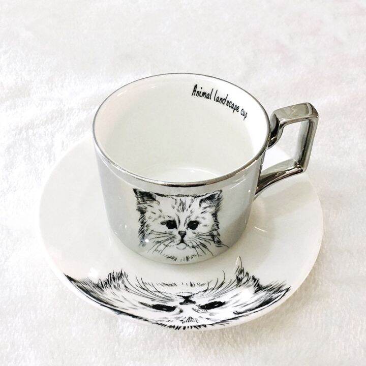 ร้อน-ใหม่ล่าสุด-bone-china-reflection-ถ้วยการ์ตูนแมว-anamorphic-ถ้วย-tiger-mug-กระจกคอลเลกชันอาหารเช้าน้ำขวด-gift