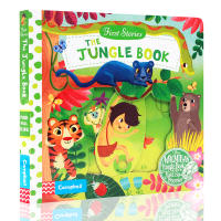 Original English picture book first stories busy series fairy tale the Jungle Book paperboard mechanism operation activity book jungle story