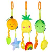 Plush Rattle Baby Soother Doll Stroller Hanging Mobile Toy Soft Sleeping Wind Chime Infant Teething Toy Crib Decoration