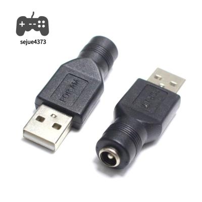 แจ็คทองแดงพลังงาน SEJUE4373กระแสตรง USB 2.0แล็ปท็อปอะแดปเตอร์แปลงการเชื่อมต่อกับ USB ชาย/หญิง
