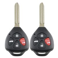 ✷▪✢ 2 x Remote Car Key Fob Shell Case for 2007 2008 2009 2010 2011