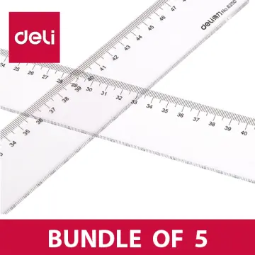 50cm Clear Plastic Measuring Long Straight Centimeter Ruler