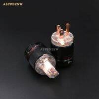1คู่ Aucharm Hifi 15a ทองแดงสีม่วง Ac U.s ปลั๊ก4n + มาตรฐาน