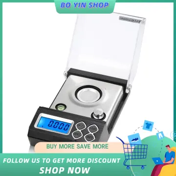 Homgeek High Precision Professional Digital Milligram Scale 50g/0.001g Mini  Electronic Balance Powder Scale Black Gold Jewelry Carat Scale Digital  Weight with Calibration Weight Tweezer And Weighing Pan