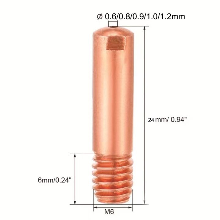 cw-5-10-20-gas-nozzle-15ak-m6x24mm-welding-torch-contact-0-6-0-8-0-9-1-0-1-2mm