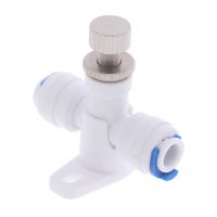 Reverse Osmosis 1/4 Hose RO Water Flow Adjust Valve Regulator Waterflow Control Valve Connector Fitting Water Speed Controller