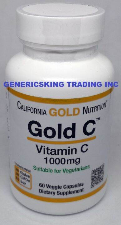 Gold C Vitamin C 1000MG x 60 CAPS (CALIFORNIA GOLD NUTRITION) | Lazada PH