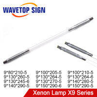 WaveTopSign เลเซอร์ Xenon โคมไฟ X9 Series สั้น Arc โคมไฟ Q-Switch Nd แฟลช Pulsed Light สำหรับ YAG เส้นใยเชื่อมตัด