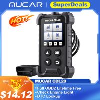 MUCAR CDL20 Obd2 Car Auto Diagnostic Tools Obd 2 Scanner Automotivo Code Reader Check Engine Full OBD 2 Functions Lifetime Free