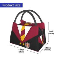 Custom Vintage Potters Lunch Bag Women Warm Cooler Insulated Lunch For Work Pinic Or Travel