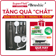 Bàn chải đánh răng điện 3 trong 1 Brushie - Đánh răng, rửa mặt