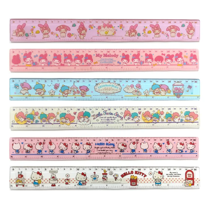 My Melody Little Twin Stars Sanrio 12 inch Ruler | Lazada PH