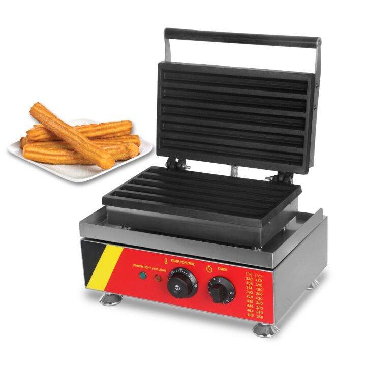 3 Electric Churros Maker 1500W Churros Waffle Machine Commercial