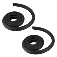 2pcs 2M Children Protection Table Guard Strip Baby Safety Products (Black )