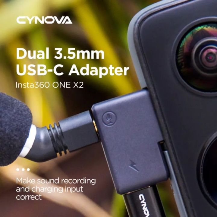 cynova-audio-adapter-for-insta360-one-x2-mic-adapter-microphone-charging-cable-connector-for-insta360-one-x2-panoramic