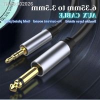 ✳✓✙ DREMAKE Aux Calbes 3.5mm To 6.5mm Male To Male Audio Cable Jack for Computer Laptop Headsets Sound Card Cellphone DVD Amplifier