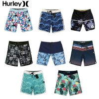 Hurley กางเกงชายหาดลำลองป้องกันการสาดน้ำยืด Celana Berselancar ผู้ชายฤดูร้อนกางเกงวันหยุด