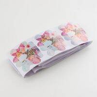 Color Nail Paper Holder French Nail Extension Nail Thickened Multi Color Butterfly Paper Holder 100 / 300 Pieces Adhesives Tape