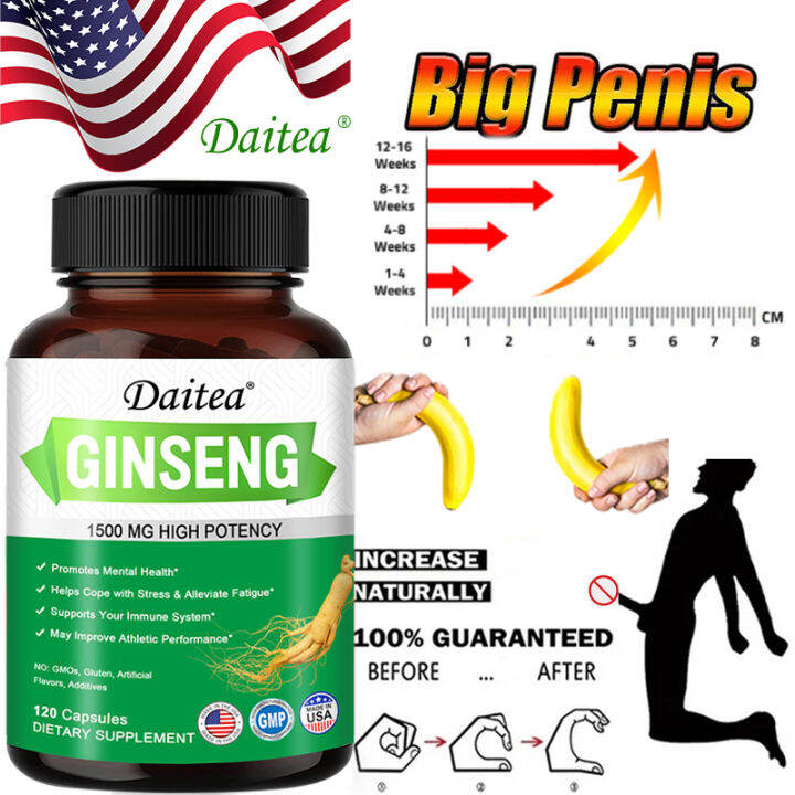 Ginseng Supplement 1500 mg Increases endurance and energy Improves