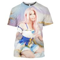 Belle Delphine Hentai อะนิเมะญี่ปุ่น Mens แฟชั่น 3d พิมพ์เสื้อ T ผู้หญิงน่ารักรูปแบบ Tops Tees Breathable เครื่องแต่งกาย Tshirt