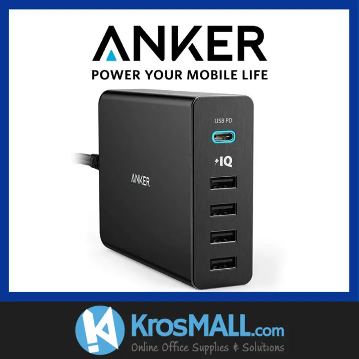 Anker A Powerport Pd With Pd And Piq W Port Desktop